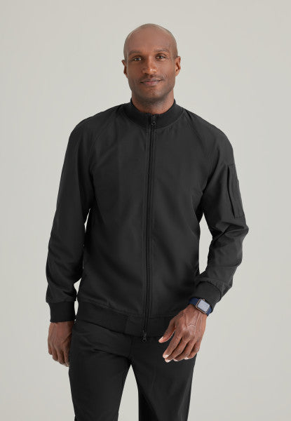Men's Barco One "Amplify" Bomber Warm-Up Jacket - BodyMoves Scrubs Boutique